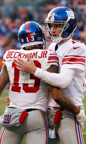Manning, Giants down Browns 27-13 for 6th straight win
